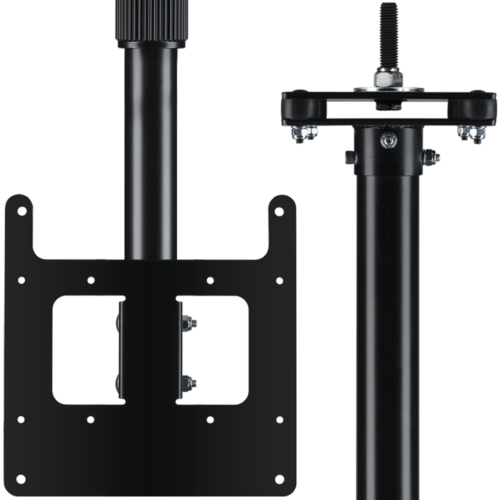 Taylors Com Heavy Duty Telescoping Ceiling Mount Black